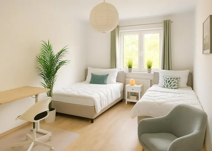 Zen - 2sz - 4 Betten - Kueche - Terrasse Апартаменты Бремен